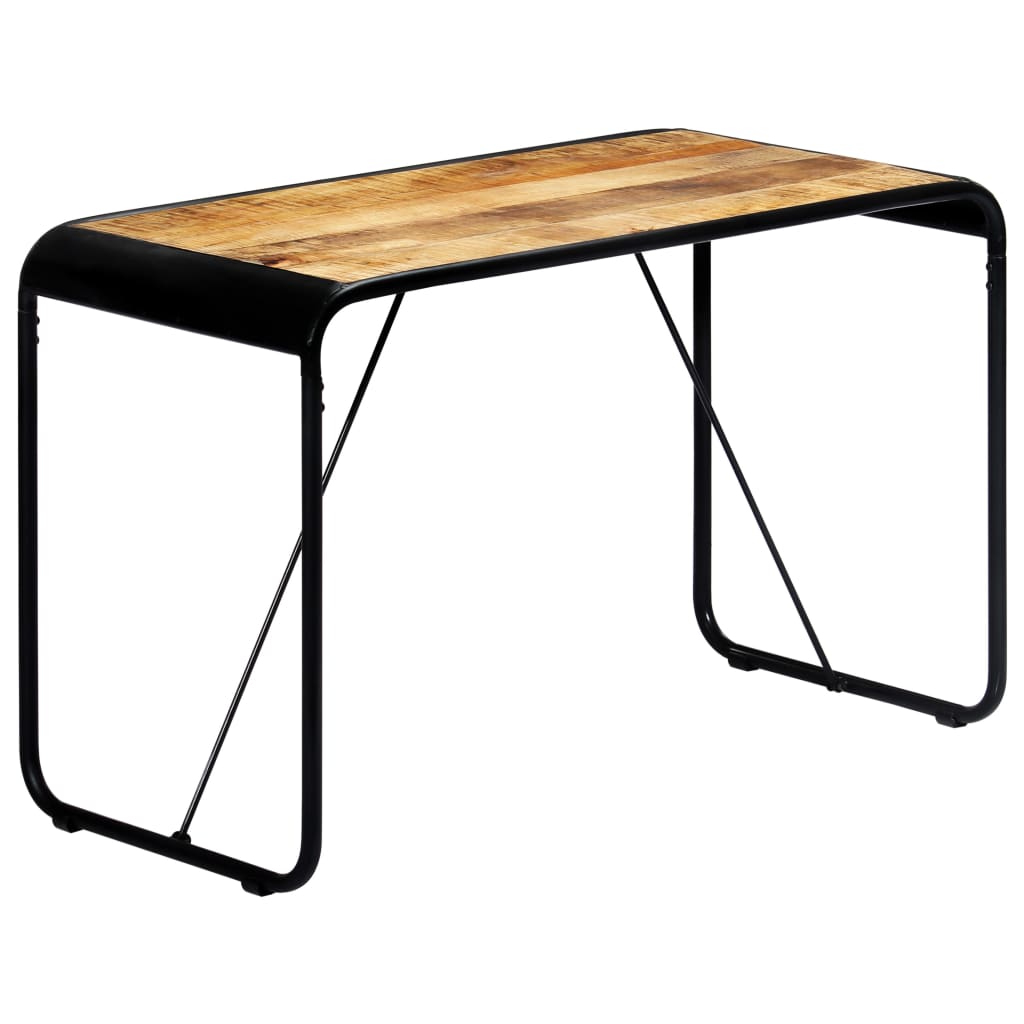 Eettafel 118x60x76 cm massief ruw mangohout is nu te koop bij PeponiXL, paradijselijk wonen!