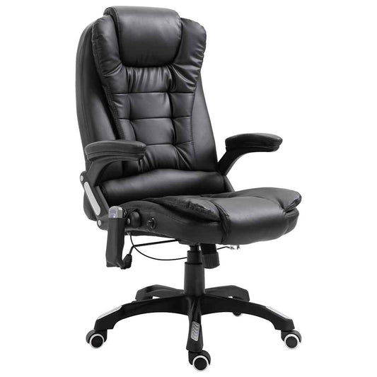 Massage kantoorstoel kunstleer zwart is nu te koop bij PeponiXL, paradijselijk wonen!