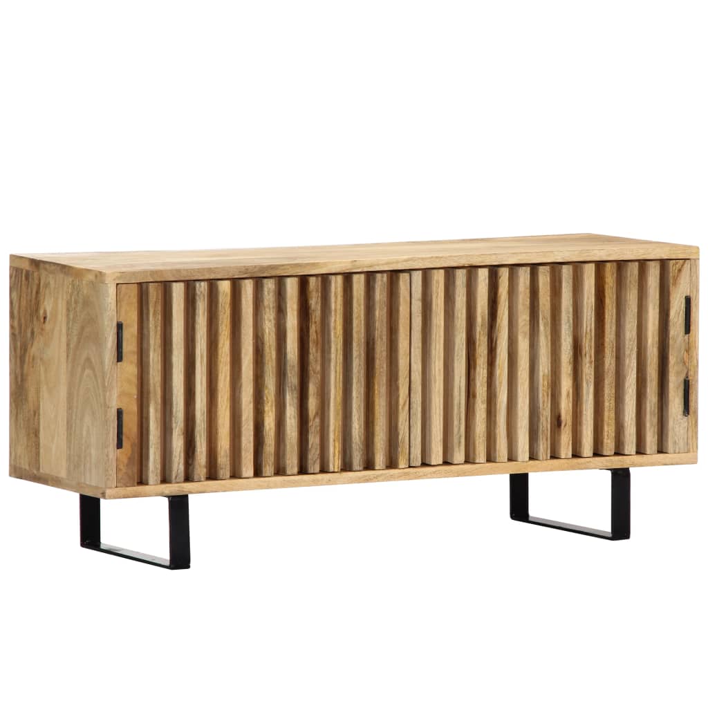 Tv-meubel 90x30x40 cm massief mangohout is nu te koop bij PeponiXL, paradijselijk wonen!
