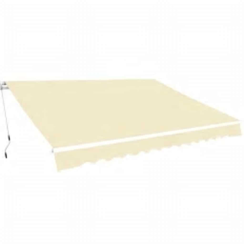 Luifel handmatig uittrekbaar 600 cm crème is nu te koop bij PeponiXL, paradijselijk wonen!