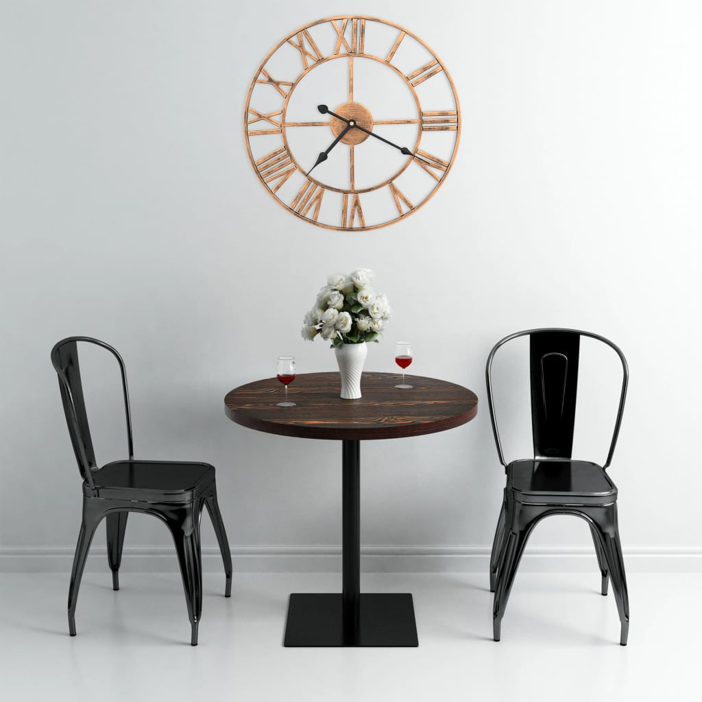 Wandklok 40 cm metaal goudkleurig is nu te koop bij PeponiXL, paradijselijk wonen!