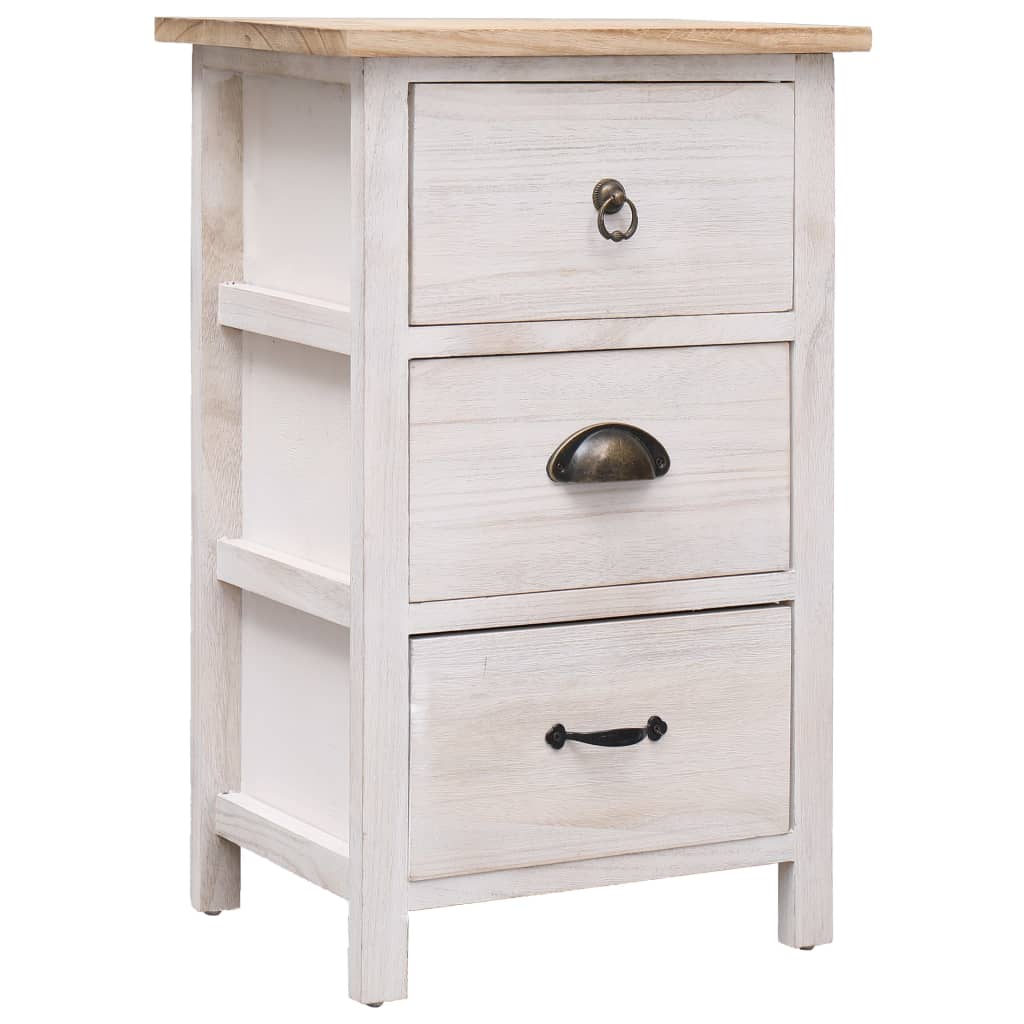 Bijzetkast 35x25x57 cm paulowniahout is nu te koop bij PeponiXL, paradijselijk wonen!