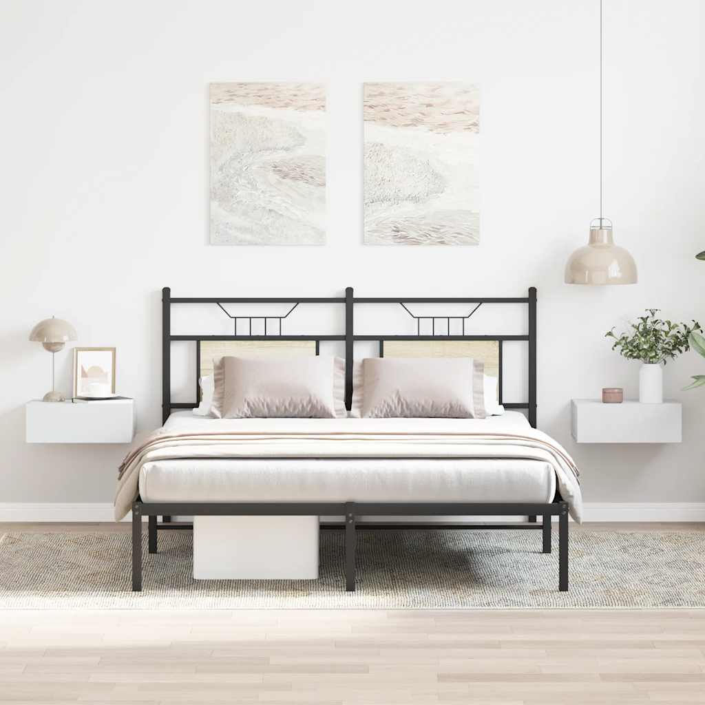 Nachtkastjes 2 st zwevend 40x30x15 cm bewerkt hout wit is nu te koop bij PeponiXL, paradijselijk wonen!