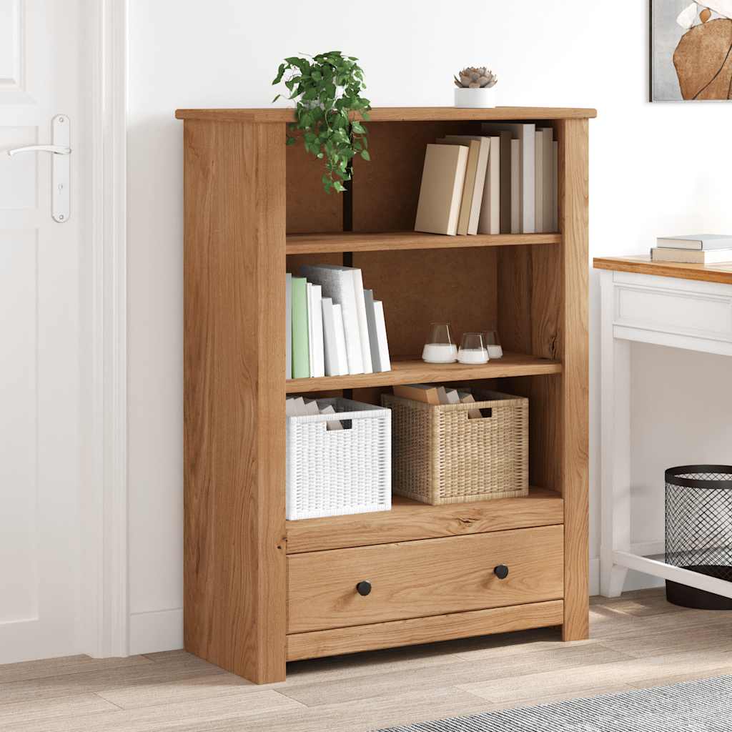 Boekenkast Panama Range 80x35x110 cm massief grenenhout is nu te koop bij PeponiXL, paradijselijk wonen!