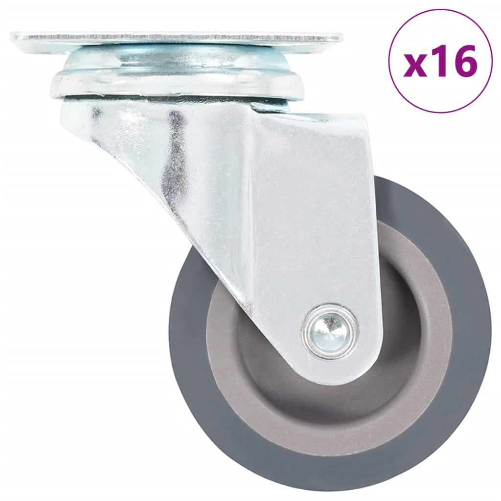 16 st Zwenkwielen 50 mm is nu te koop bij PeponiXL, paradijselijk wonen!