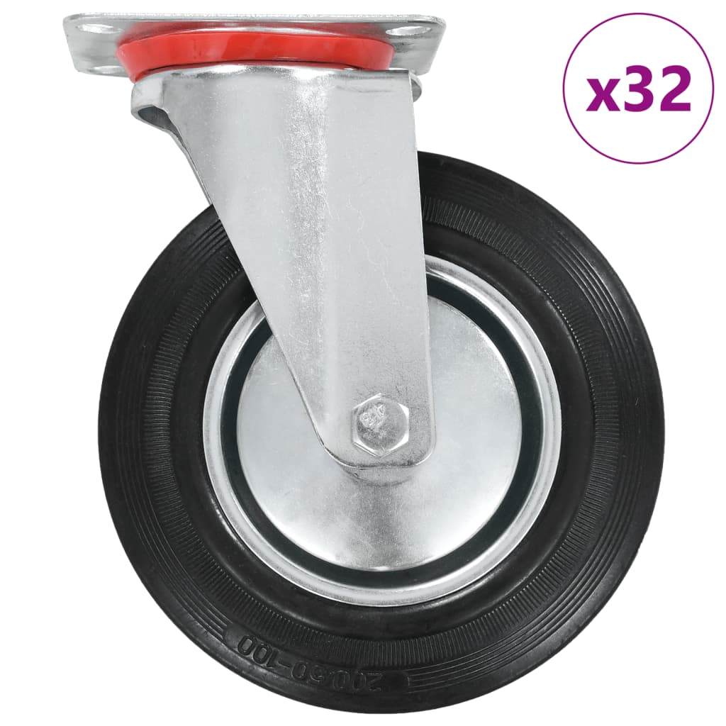 32 st Zwenkwielen 200 mm is nu te koop bij PeponiXL, paradijselijk wonen!
