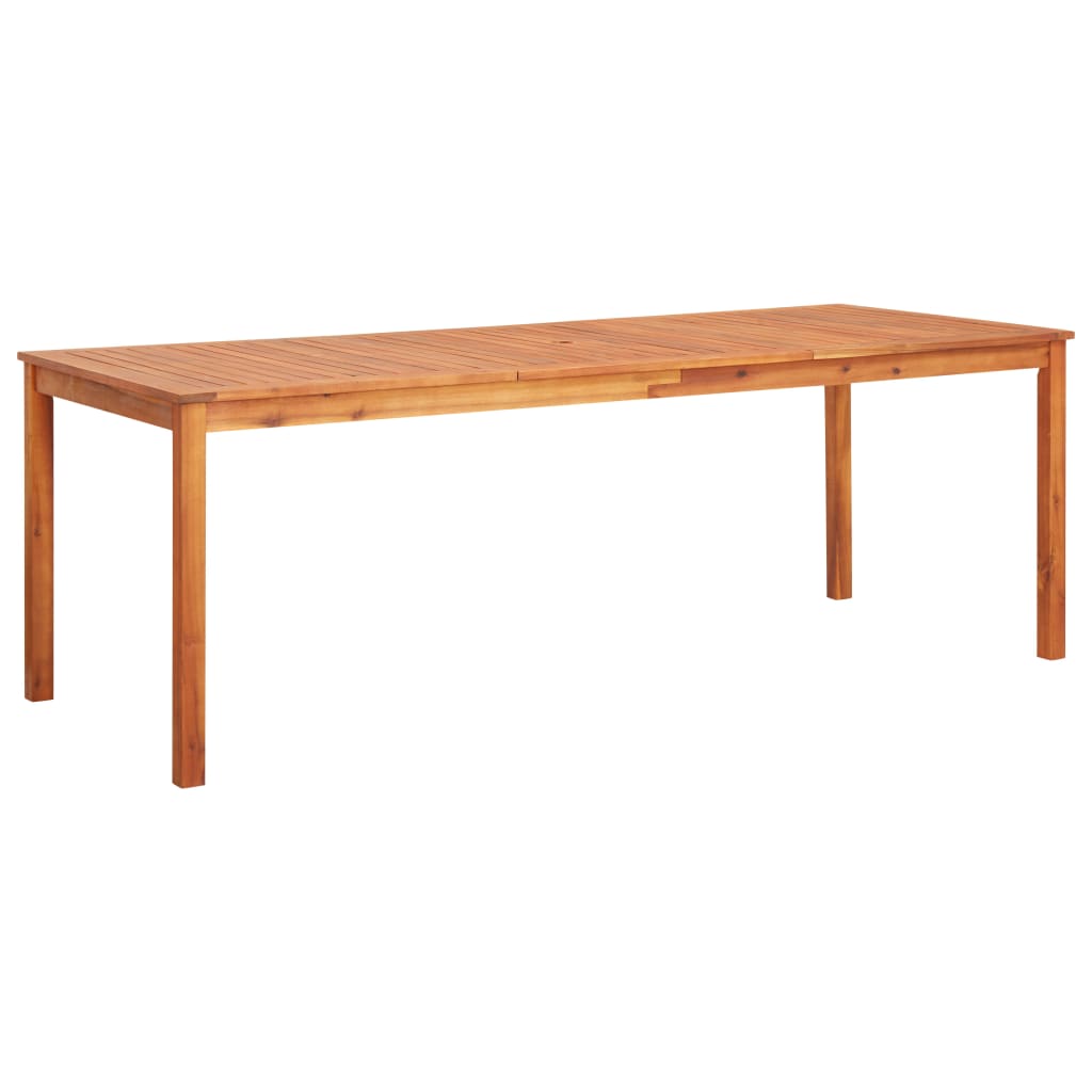 Tuintafel 215x90x74 cm massief acaciahout is nu te koop bij PeponiXL, paradijselijk wonen!