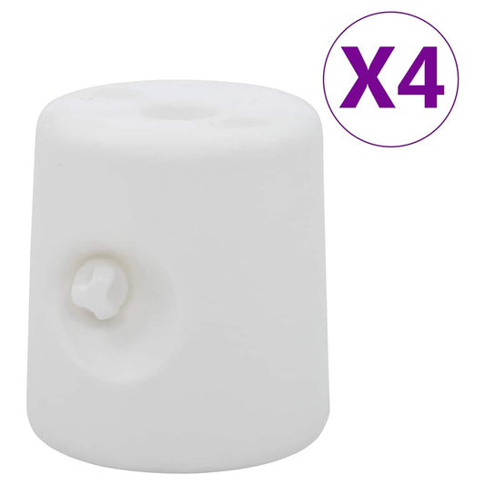 Prieelgewichten 4 st PE wit is nu te koop bij PeponiXL, paradijselijk wonen!
