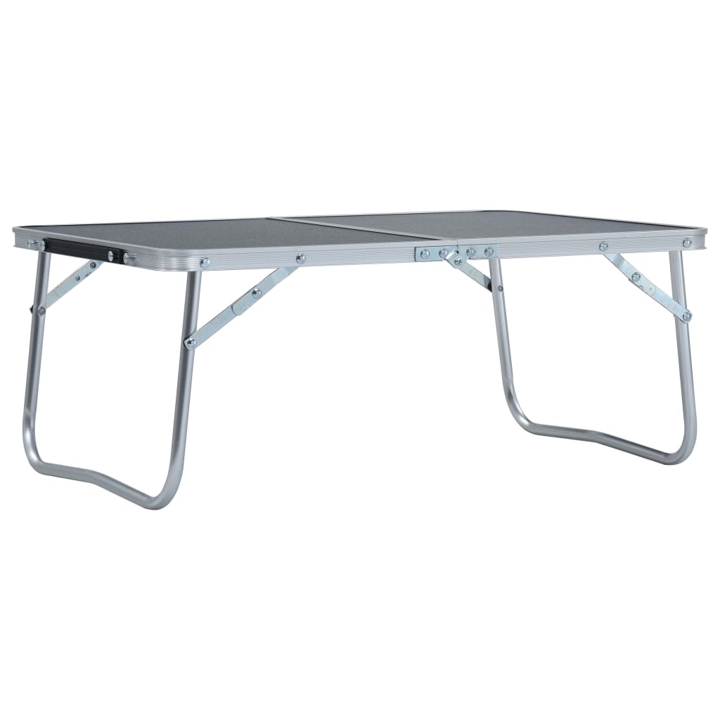 Campingtafel inklapbaar 60x40 cm aluminium grijs is nu te koop bij PeponiXL, paradijselijk wonen!