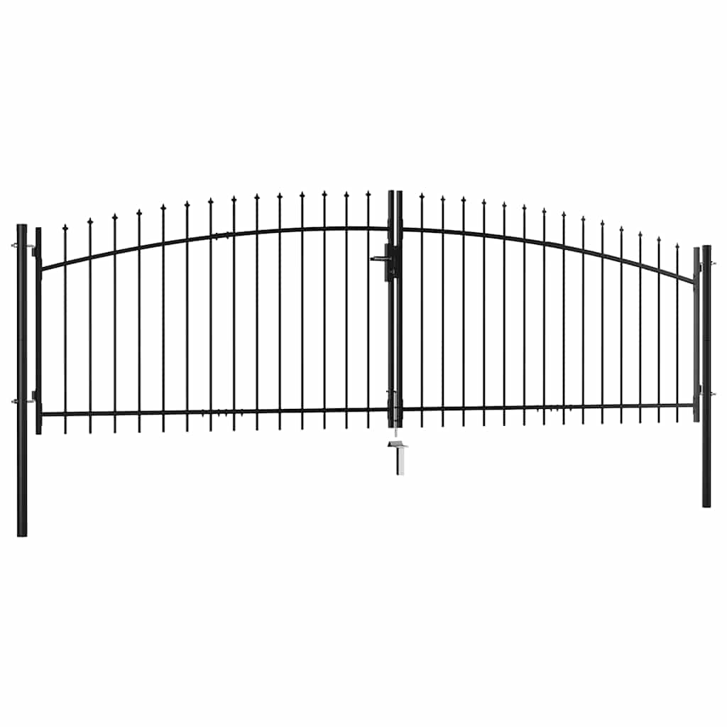 Dubbele deur hekpoort Woerden met speerpunt 400x174,5 cm is nu te koop bij PeponiXL, paradijselijk wonen!