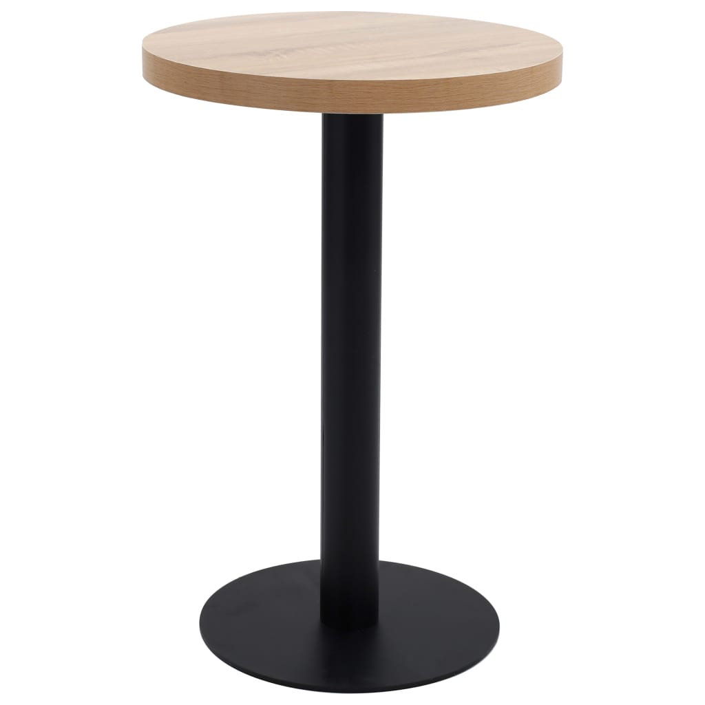 Bistrotafel 50 cm MDF lichtbruin is nu te koop bij PeponiXL, paradijselijk wonen!