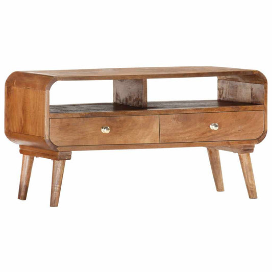 Tv-meubel 90x30x47 cm massief mangohout is nu te koop bij PeponiXL, paradijselijk wonen!