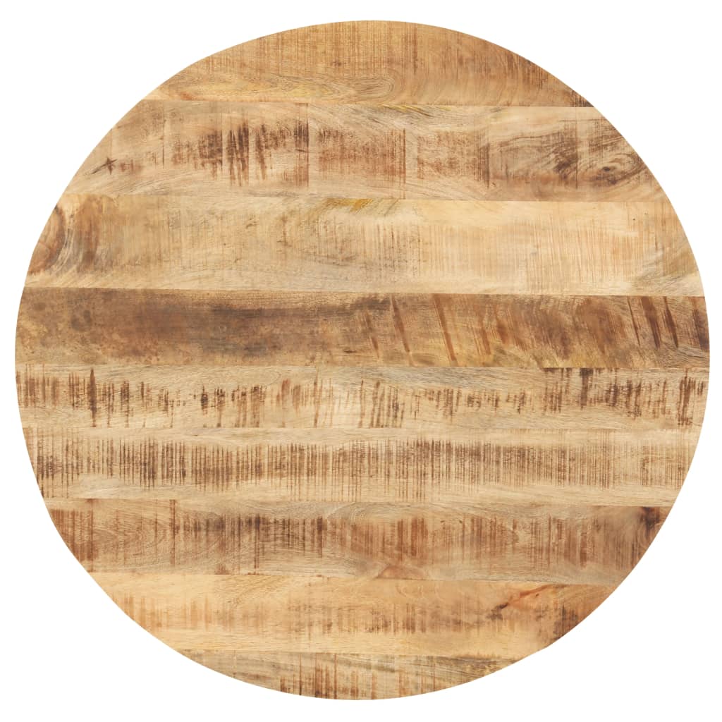 Tafelblad rond 25-27 mm 40 cm massief mangohout is nu te koop bij PeponiXL, paradijselijk wonen!