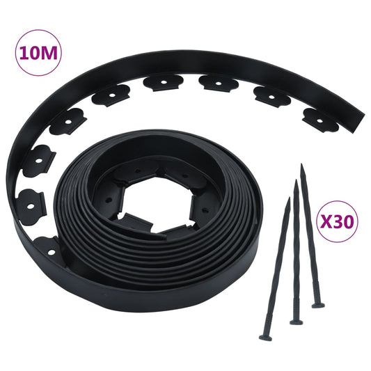 Gazonrand flexibel met 30 pinnen 10 m 5 cm is nu te koop bij PeponiXL, paradijselijk wonen!