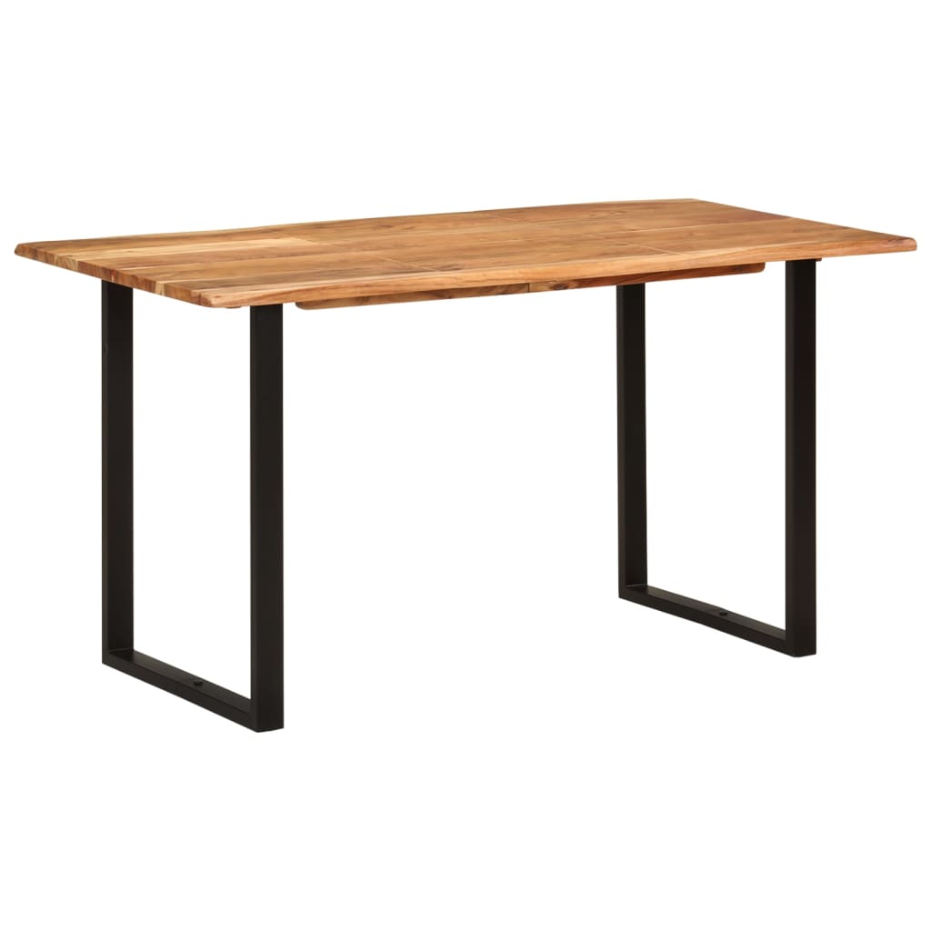 Eettafel 140x70x76 cm massief acaciahout is nu te koop bij PeponiXL, paradijselijk wonen!