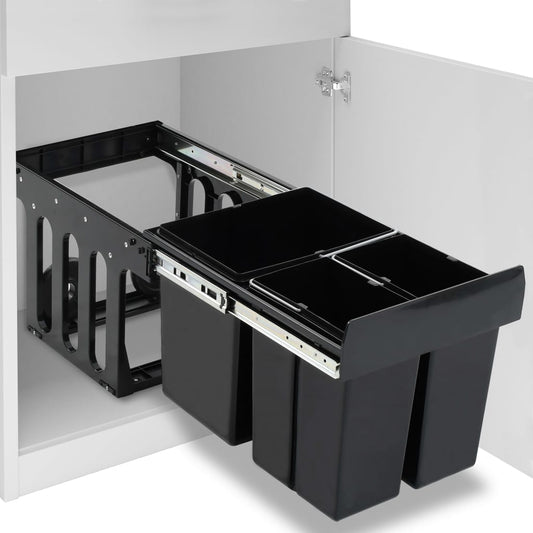 Inbouwprullenbak uittrekbaar soft-close 48 L is nu te koop bij PeponiXL, paradijselijk wonen!
