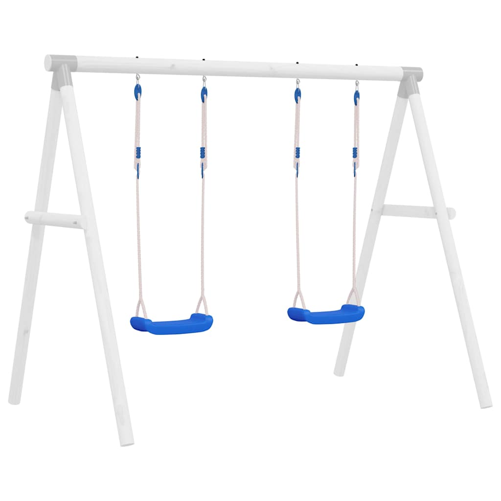 Schommelzitjes 2 st met touwen 37x15 cm polyetheen blauw is nu te koop bij PeponiXL, paradijselijk wonen!