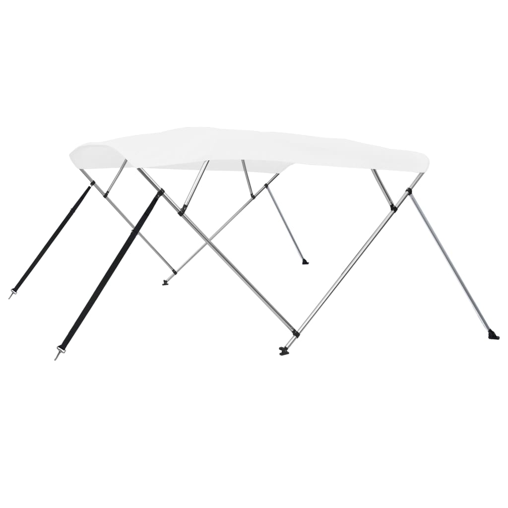 Biminitop 4-boogs 243x196x137 cm wit is nu te koop bij PeponiXL, paradijselijk wonen!