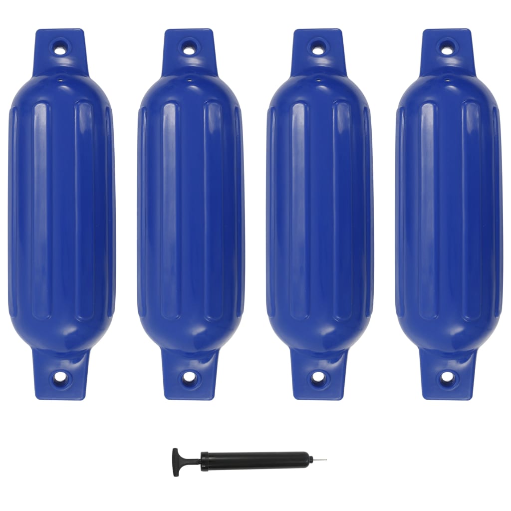 Bootstootkussens 4 st 41x11,5 cm PVC blauw is nu te koop bij PeponiXL, paradijselijk wonen!