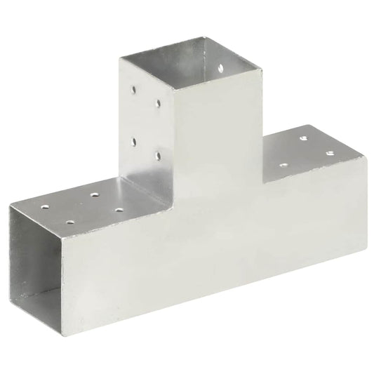 Paalverbinding T-vorm 81x81 mm gegalvaniseerd metaal is nu te koop bij PeponiXL, paradijselijk wonen!