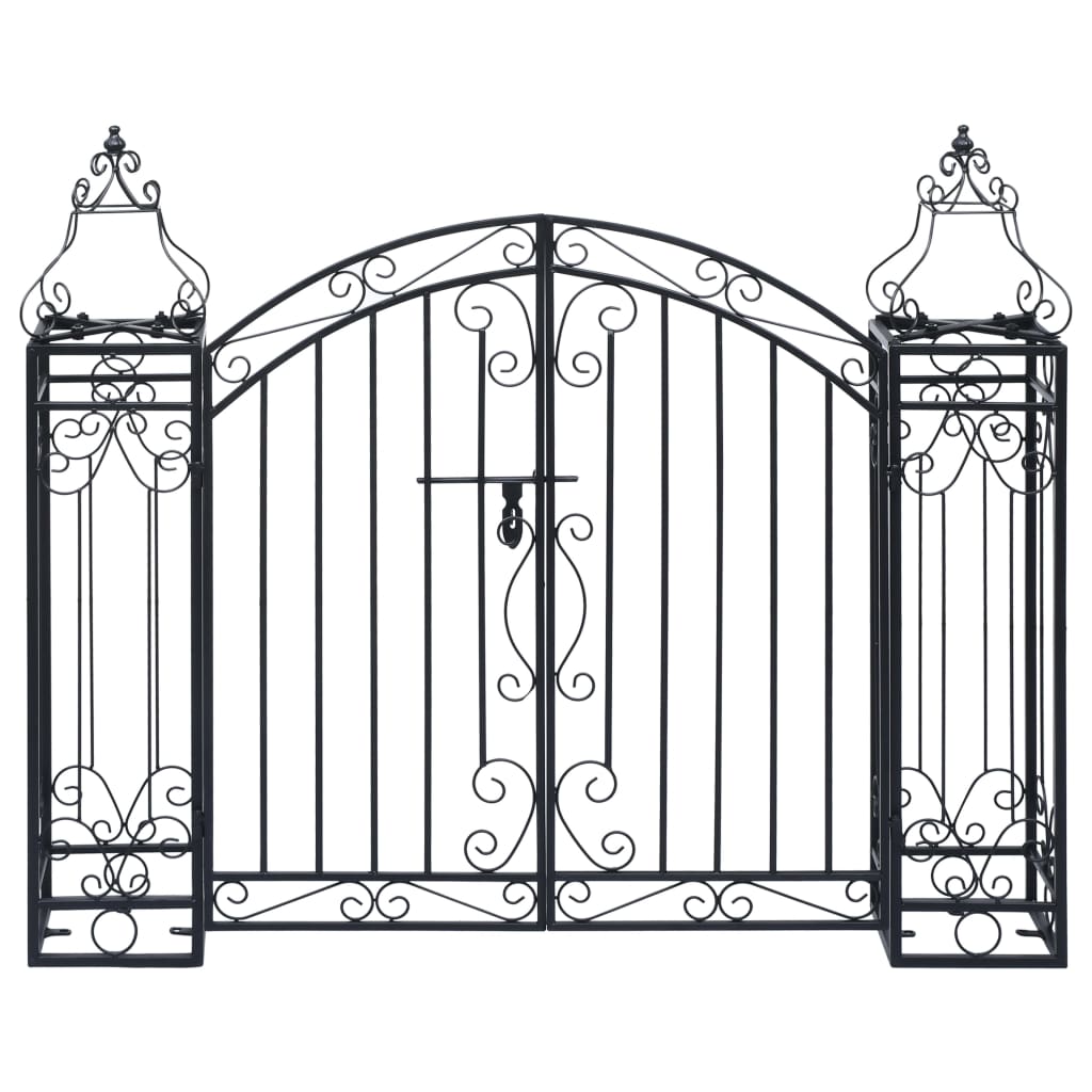 Poort decoratief 122x20,5x100 cm smeedijzer is nu te koop bij PeponiXL, paradijselijk wonen!