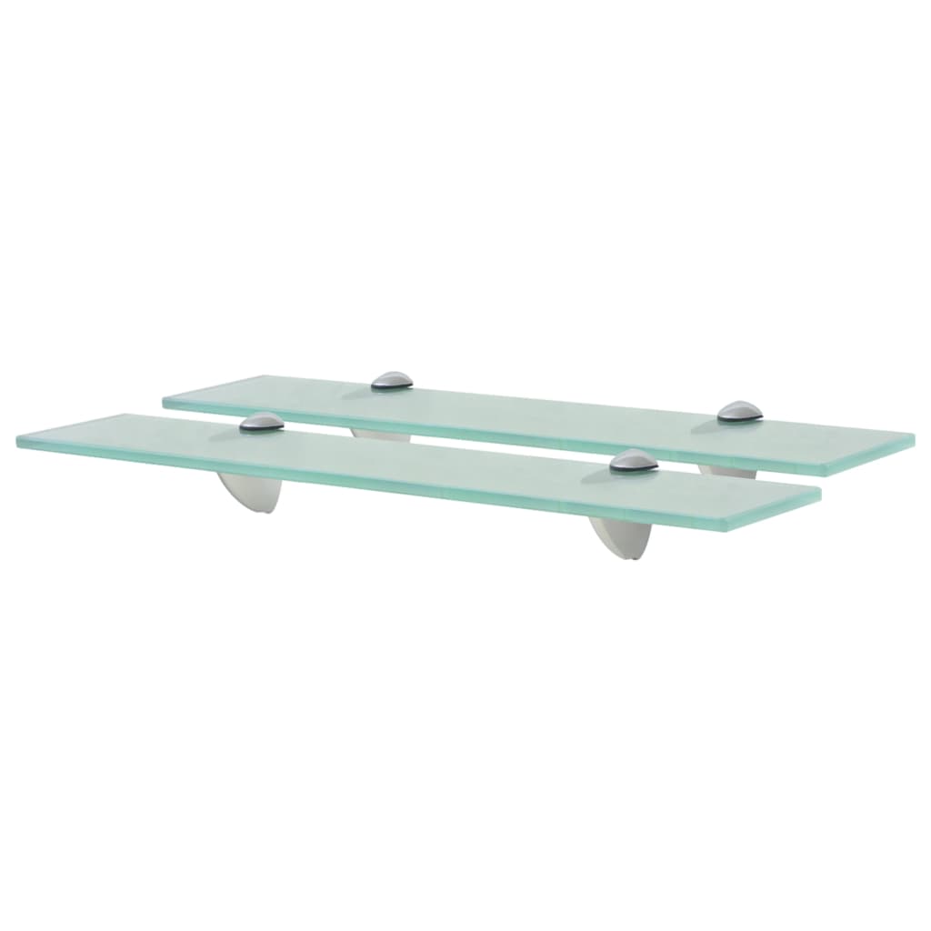 Schappen zwevend 2 st 50x10 cm 8 mm glas is nu te koop bij PeponiXL, paradijselijk wonen!
