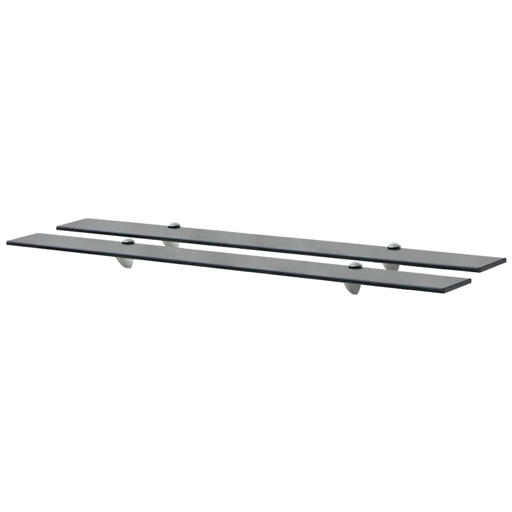Schappen zwevend 2 st 100x20 cm 8 mm glas is nu te koop bij PeponiXL, paradijselijk wonen!