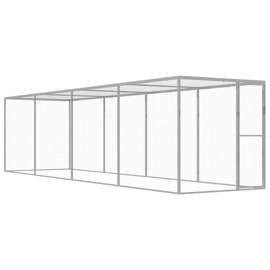 Kattenkooi 6x1,5x1,5 m gegalvaniseerd staal is nu te koop bij PeponiXL, paradijselijk wonen!