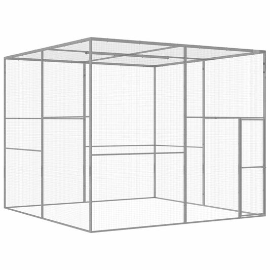 Kattenkooi 3x3x2,5 m gegalvaniseerd staal is nu te koop bij PeponiXL, paradijselijk wonen!