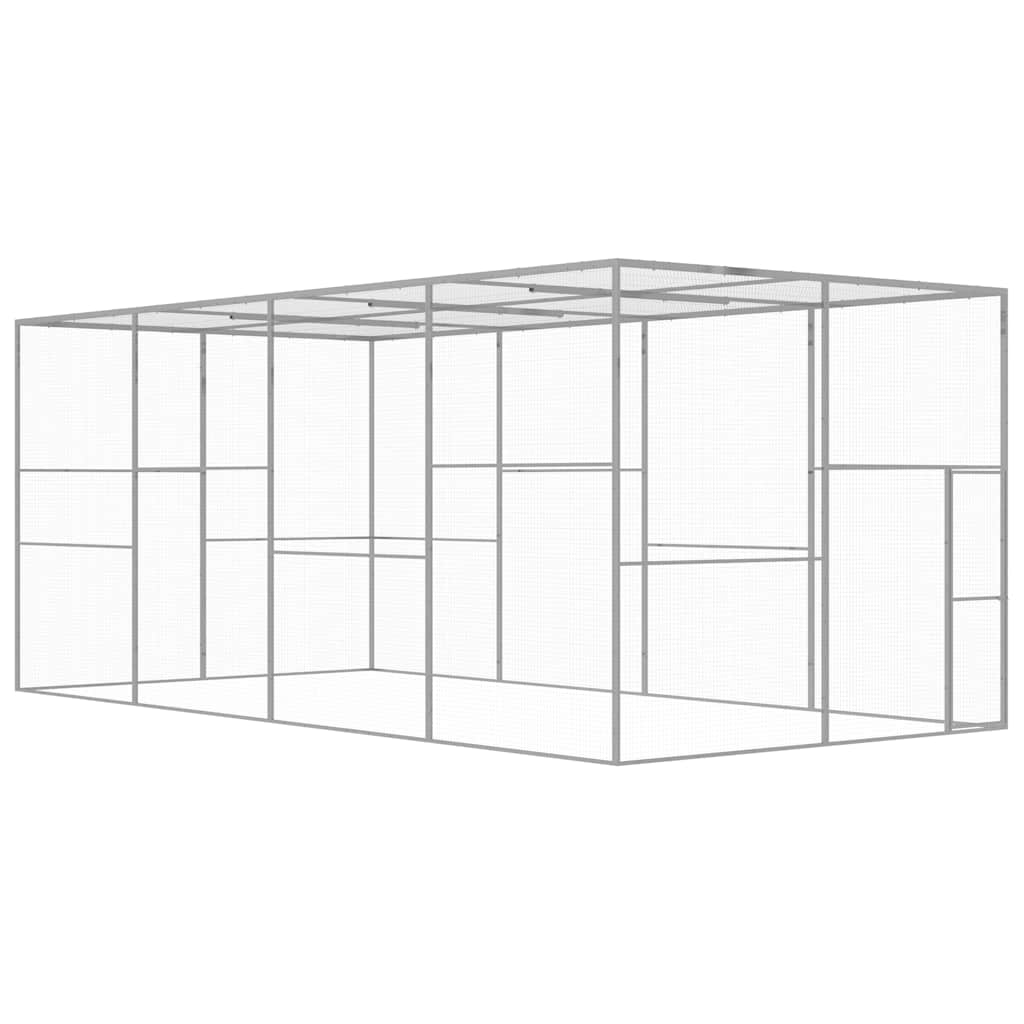 Kattenkooi 6x3x2,5 m gegalvaniseerd staal is nu te koop bij PeponiXL, paradijselijk wonen!