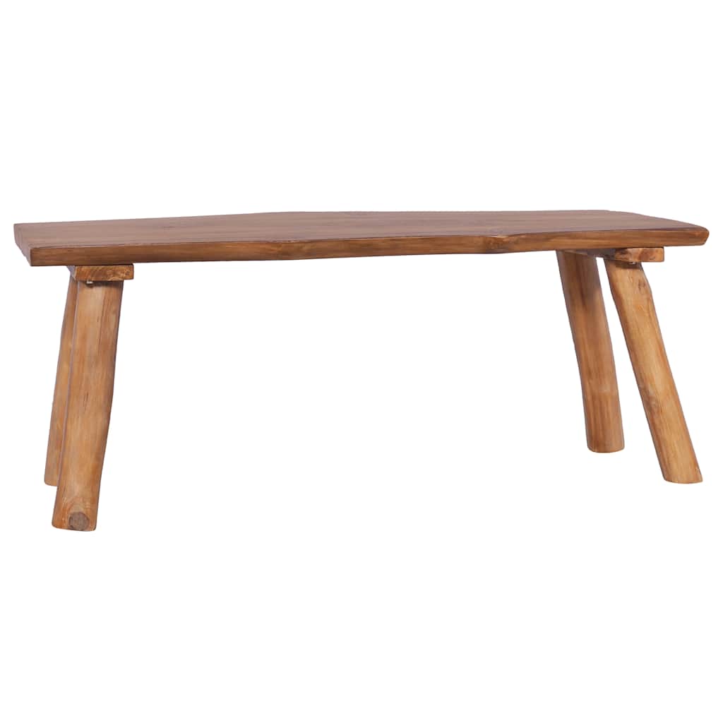 Tuinbank 120 cm massief teakhout is nu te koop bij PeponiXL, paradijselijk wonen!