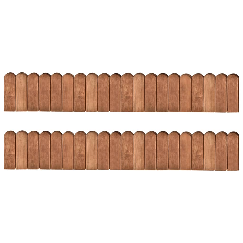 Gazonranden 2 st 120 cm geïmpregneerd grenenhout is nu te koop bij PeponiXL, paradijselijk wonen!