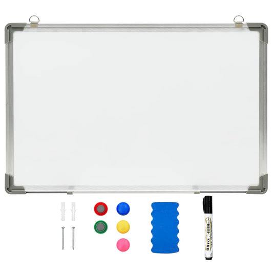 Whiteboard magnetisch 60x40 cm staal wit is nu te koop bij PeponiXL, paradijselijk wonen!