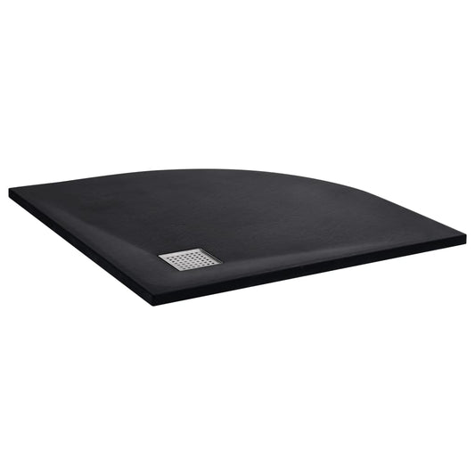 Douchebak 90x90 cm SMC zwart is nu te koop bij PeponiXL, paradijselijk wonen!