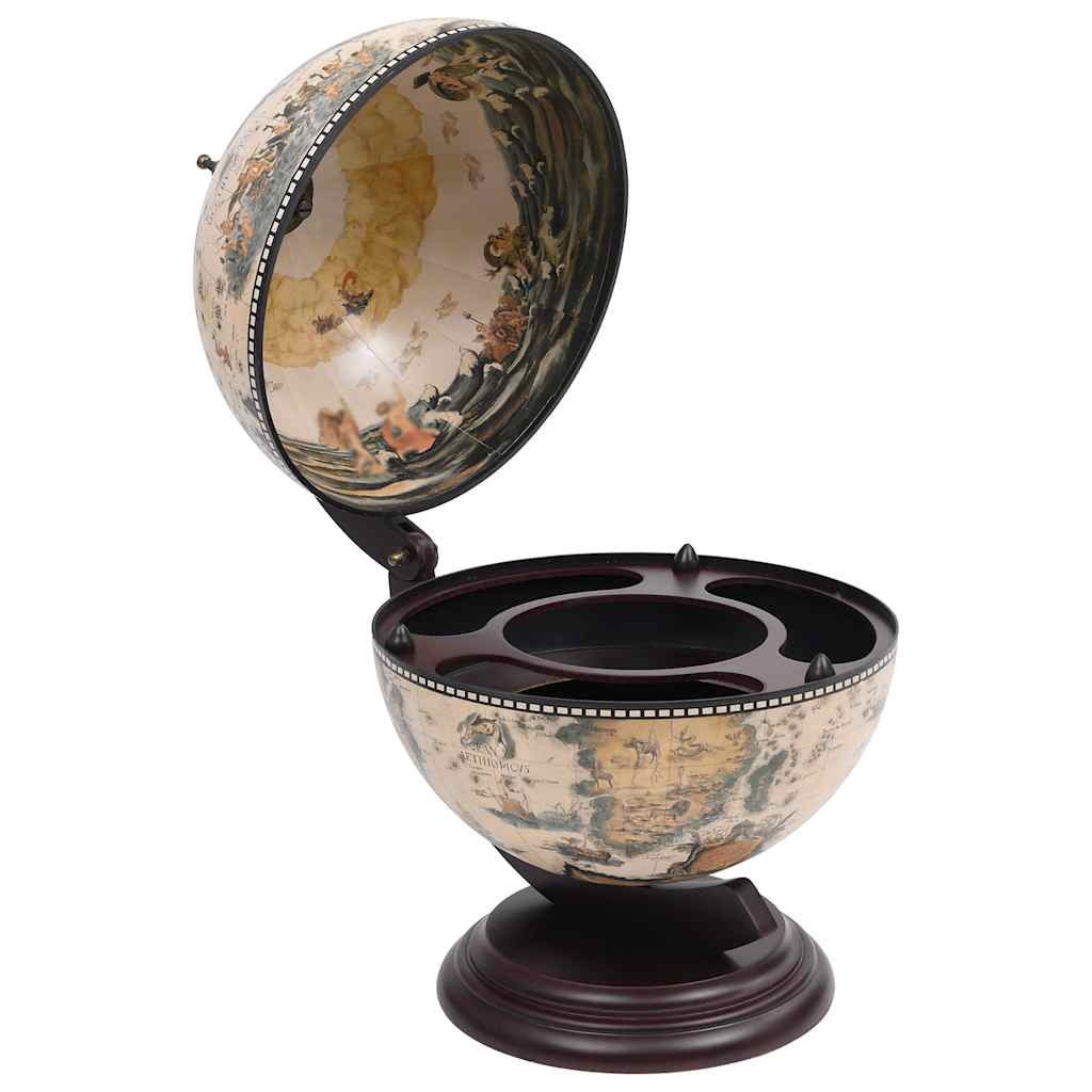 Globebar tafelmodel eucalyptushout wit is nu te koop bij PeponiXL, paradijselijk wonen!