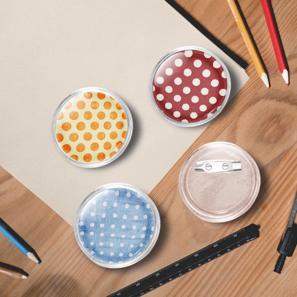 Buttons met spelden 100 st 37 mm acryl is nu te koop bij PeponiXL, paradijselijk wonen!