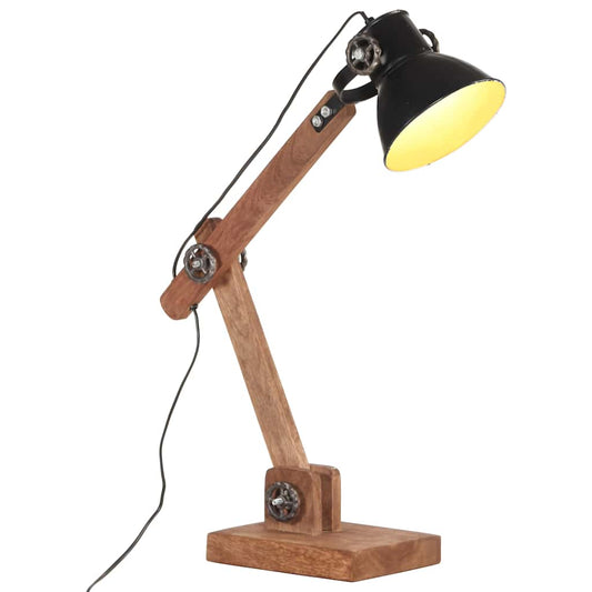 Bureaulamp industrieel rond E27 58x18x90 cm zwart is nu te koop bij PeponiXL, paradijselijk wonen!
