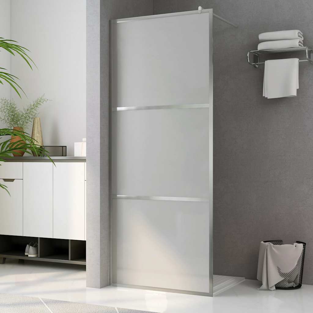 Inloopdouchewand mat 80x195 cm ESG-glas is nu te koop bij PeponiXL, paradijselijk wonen!