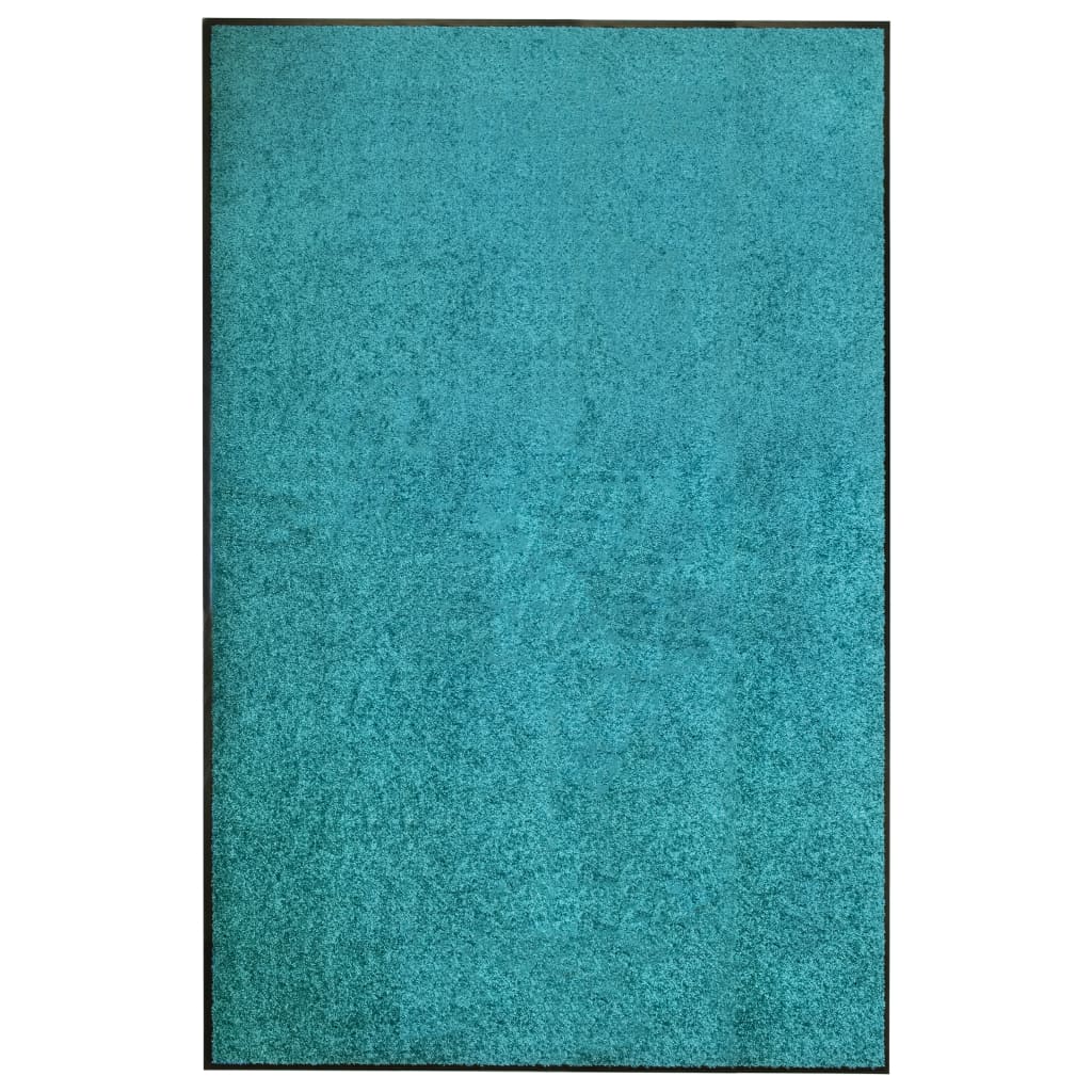 Deurmat wasbaar 120x180 cm cyaan is nu te koop bij PeponiXL, paradijselijk wonen!