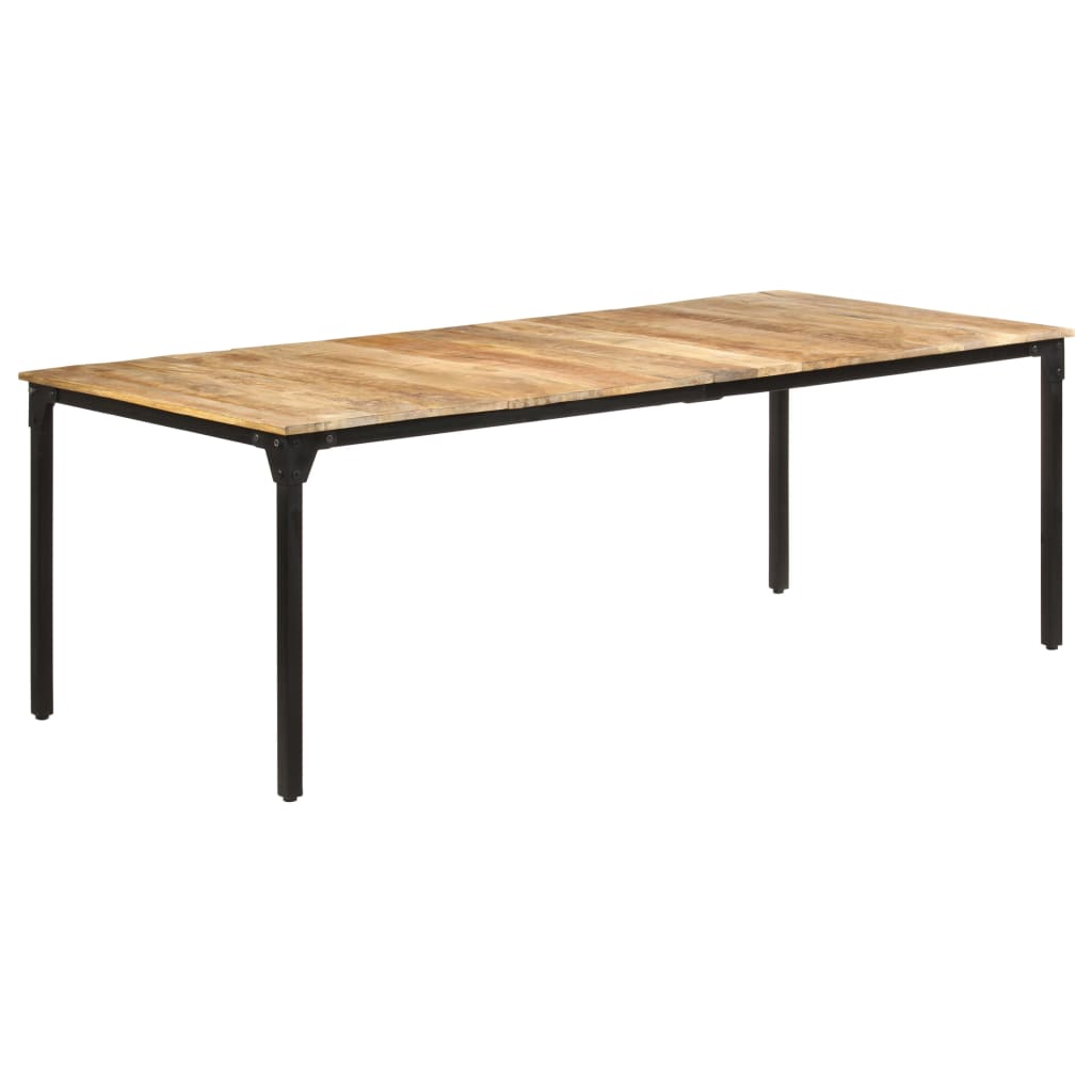 Eettafel 220x100x76 cm ruw mangohout is nu te koop bij PeponiXL, paradijselijk wonen!