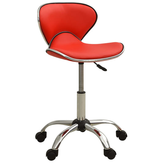 Salonkruk kunstleer rood is nu te koop bij PeponiXL, paradijselijk wonen!