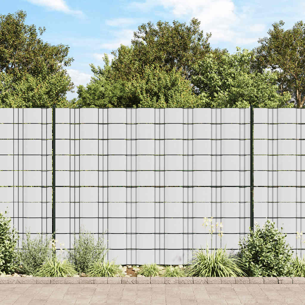 Tuinschermen 4 st 35x0,19 m PVC wit is nu te koop bij PeponiXL, paradijselijk wonen!