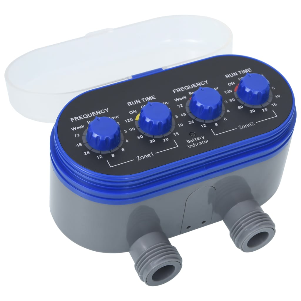 Watertimer met dubbele uitgang en kogelkranen is nu te koop bij PeponiXL, paradijselijk wonen!