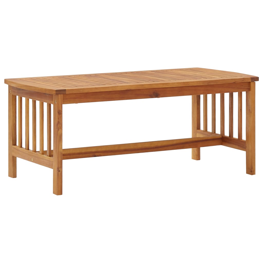 Salontafel 102x50x43 cm massief acaciahout is nu te koop bij PeponiXL, paradijselijk wonen!