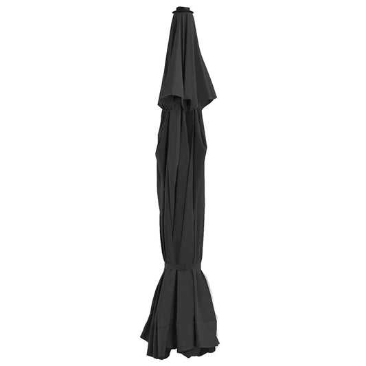 Vervangingsdoek voor parasol 515 cm zwart is nu te koop bij PeponiXL, paradijselijk wonen!
