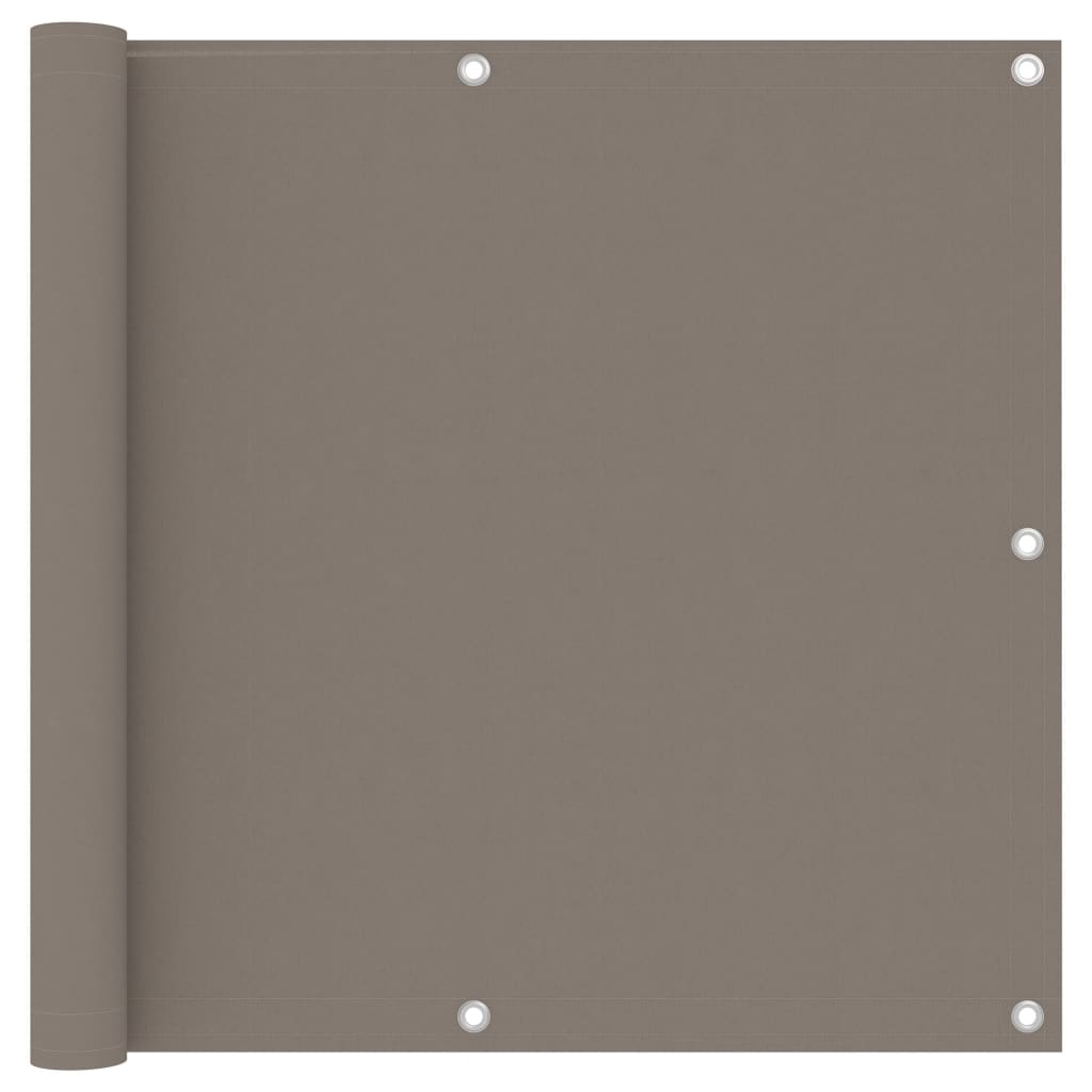Balkonscherm 90x300 cm oxford stof taupe is nu te koop bij PeponiXL, paradijselijk wonen!