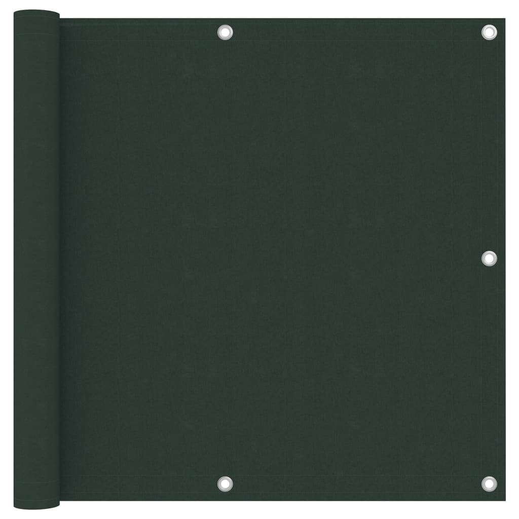 Balkonscherm 90x300 cm oxford stof donkergroen is nu te koop bij PeponiXL, paradijselijk wonen!