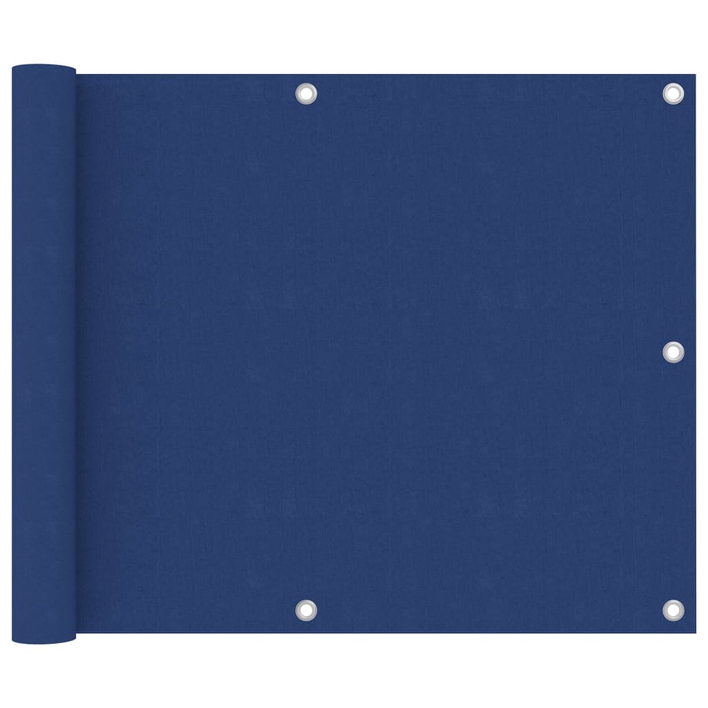 Balkonscherm 75x600 cm oxford stof blauw is nu te koop bij PeponiXL, paradijselijk wonen!