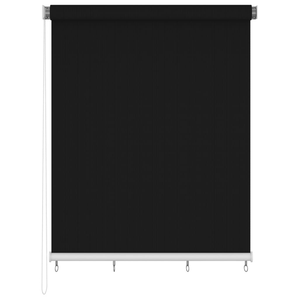 Rolgordijn voor buiten 245(B)x230(H) cm zwart is nu te koop bij PeponiXL, paradijselijk wonen!