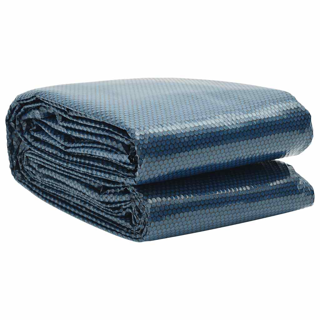 Zwembadfolie solar drijvend 381 cm PE zwart en blauw is nu te koop bij PeponiXL, paradijselijk wonen!